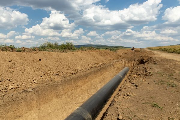 Gas Line Trenching in Pasco