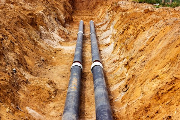 Water Line Trenching in Pasco