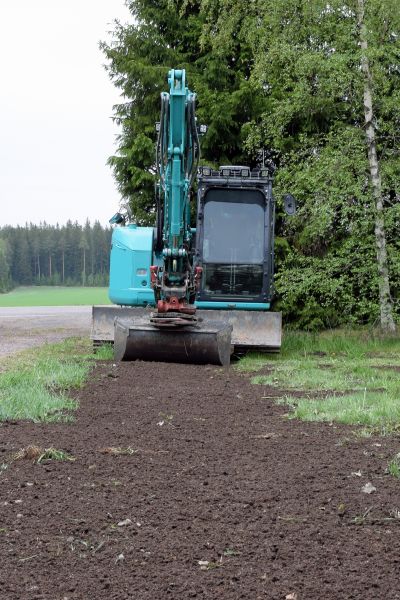 Backhoe Grading in Pasco