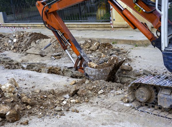 Gas Line Excavation in Pasco