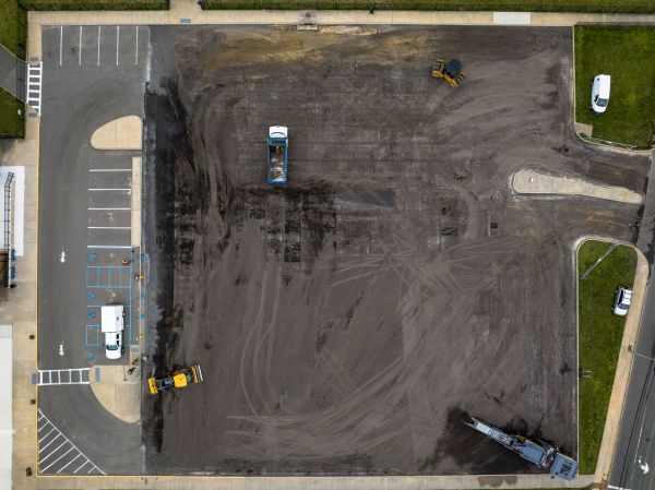 Parking Lot Excavation in Pasco