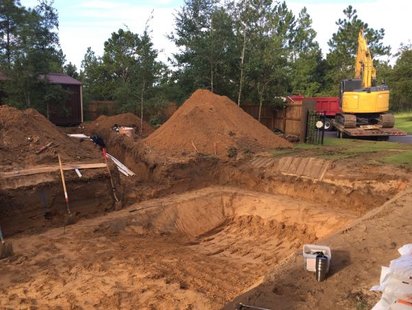 Pool Site Excavation in Pasco